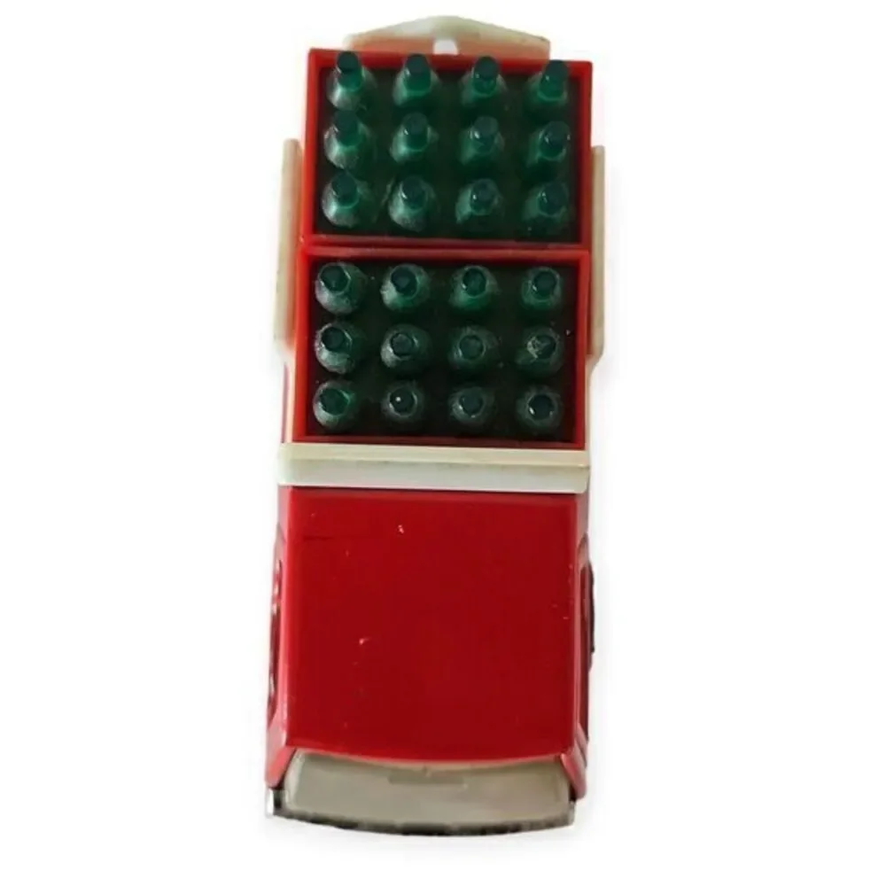 Vintage 1982 Buddy L Coca Cola‎ Delivery Truck  Red - Green Bottles- 5 inch